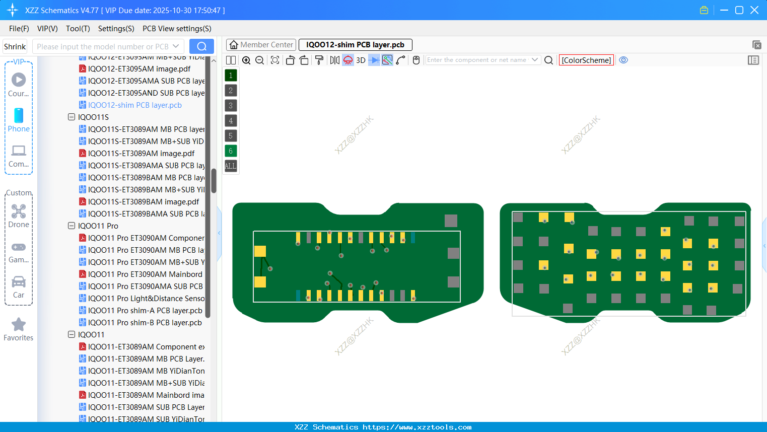 VIVO IQOO12-shim PCB Layer
